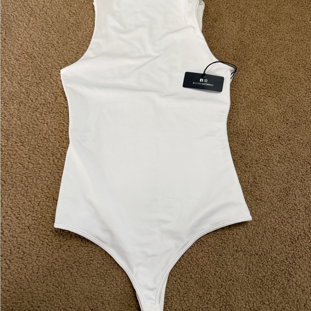 Love Culture White Sleeveless Jumpsuit